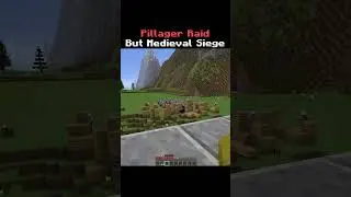 Minecraft Pillager Siege Medieval Да, да, да, эпическое видео, да