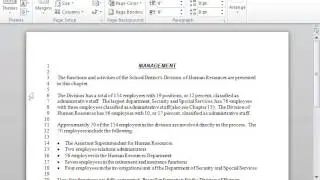 Line Numbers - Word 2010
