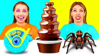 Шоколадный Фонтан Челлендж | Удивительные Кулинарные Лайфхаки от MeMeMe Challenge