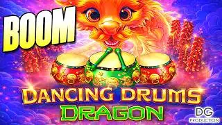 🚨NEW🚨OMG! I DID MAX BET AND BOOM! DANCING DRUMS DRAGON SLOT MACHINE LINK CASINO GAME LUCKY DAY MONEY