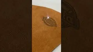 Precision Logo Marking on Leather#uvlasermarker