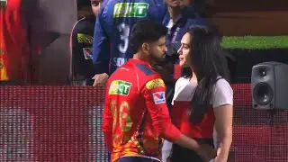 Shreyas iyer come to closer and try to kiss Preity zinta 😮