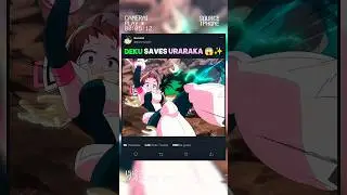 DEKU SAVES URARAKA (Toga) 😱✨ | #myheroacademia #edit #amv #mha #anime