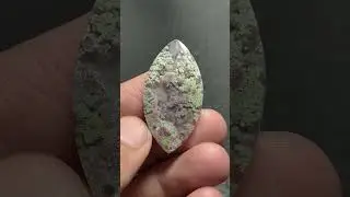 Scenic Moss Agate Cabochon 30x24x4.5mm High Quality 21.5 ct