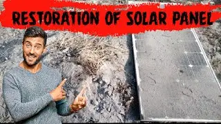 How can fix old solar panel. Restoration of solar panel . New type of solar panel