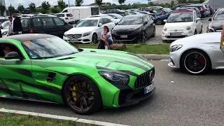 Motorworld 23.07.17 - 50 Jahre Spirit of AMG - Best of Sound FlyBy Burnout