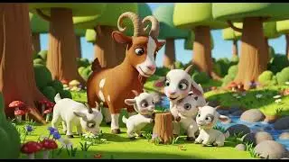 Counting with Goats 🐐123 | Kids Educational Song