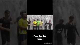 Powai Dam Overflow ride teaser, stay tuned for full video. #cycling #powai #teaser #shorts