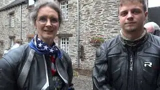 Jessica et Cyril, les motards belges de la Madone de Belgique