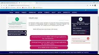 WBJEE 2020 ONLINE E-COUNSELLING PROCEDURE | BENGALI EXPLANATION | PHYSICS BY SOUVIK