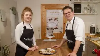 Kastanienwaffeln und Kastanien-Zimtschnecken von 
