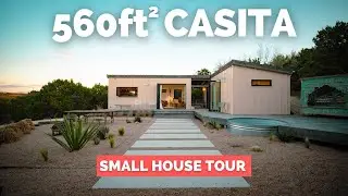 Г-образный домик площадью 560 кв. футов (560 кв. футов) на Airbnb! | Обзор небольшого дома