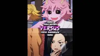 Mina Vs Momo | #mha #minaashido #momoyaoyorozu