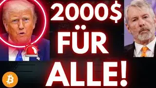 BITCOIN - TRUMP GELD-BOMBE WURDE GERADE BEST&Auml;TIGT!! 