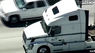 POLICE chase Big Rig in California | POLICE chase 2016 Sep 13