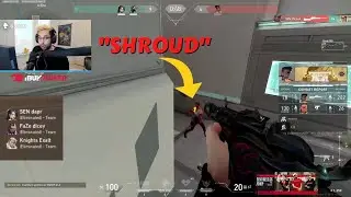 Everyone's Reaction To SHROUD's INSANE FLICK │ Valorant Pro 10 Man Custom