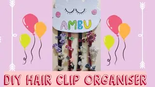How to make your own Hair Clip Organiser || DIY Hair Clip Organiser