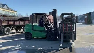 Дизельный вилочный погрузчик Dimex D50, 5000 кг, 5 тонн.
