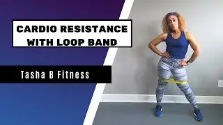 Quick Full Body Cardio Resistance Workout with Mini Loop Resistance Band - Home Workout
