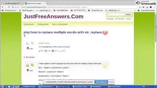 php str_replace function example