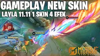 GAMEPLAY 8 NEW SKIN - LAYLA & THAMUZ 11.11, ONIC PH JOY, FMVP BEATRIX, P.ACE FANNY, CICI, ZHUXIN