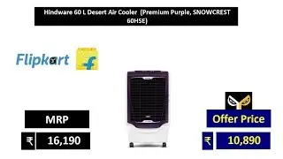 Hindware 60 L Desert Air Cooler  (Premium Purple, SNOWCREST 60HSE)