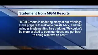 MGM Resorts will offer free parking when Las Vegas reopens