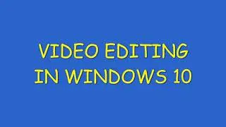 HOW TO EDIT VIDEOS ON WINDOWS 10 IN 2021| EDIT VIDEOS IN PC LAPTOP