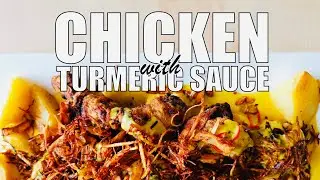 Chicken With Turmeric Sauce 炸鸡 + 香浓姜黄酱 BEST EVER Sauce for Fried Chicken 不需久腌、不油腻，创意料理轻松做！
