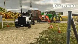 Cutting grass on FS25