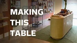 Making a Display Table | Boutique Store Fixture | Plaster Furniture