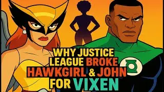 Vixen Broke Up Hawkgirl & Green Lantern John Stewart | JLU