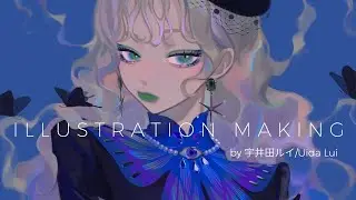 【VEIKK液タブVK1200】イラストメイキング【Speed Painting】