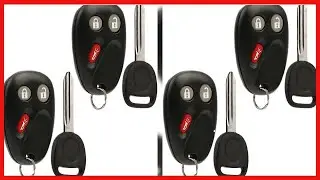 Key Fob Keyless Entry Remote with Ignition Key fits 2003-2006 Chevy Avalanche Equinox Silverado SSR