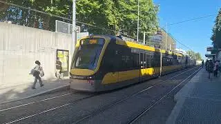 Metro do Porto Flexity Swift chega a NorteShopping / Sete Bicas com destino a ISMAI
