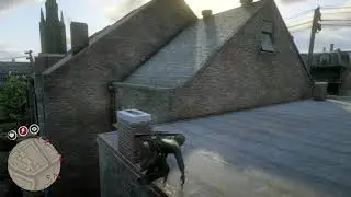 RDR2 Parkour #3 Saint-Denis skyline