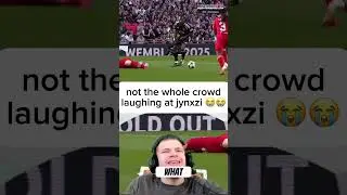 The whole crowd clowned him 😭 #jynxzi #soccer #football #twitch #viralvideo #viral #viralshorts