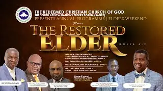 Sunday Thanksgiving Service||ELDERS WEEKEND || RCCG SANEF || DAY 3 || 12-10-2025