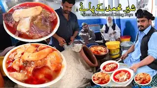 Pakistans BEST Street Food | Sher Muhammad Paye Farosh vs Peshawar Siri Paye | Food Pakistani | Paya