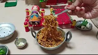 Miniature noodles recipe | Chhota Rashoighar | mini food |