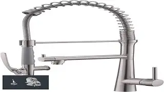 Kitchen Faucet with Pull Down Sprayer AIMADI Commercial Stainless Steel Kitchen Sink Faucets