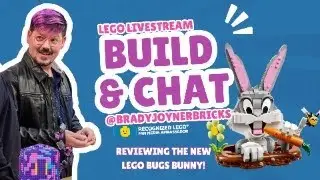 LEGO Livestream Build + Chat with BradyJoynerBricks! 40920: Bugs Bunny!