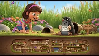 Maggie the Mole Digs a Maze | Underground Adventure Song for Kids