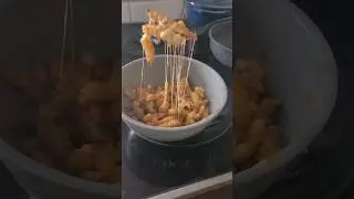 Canadian delicacy of fries curds and gravy #poutine #food #canada