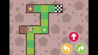 Beginner Robotics Game Online with Directional Buttons: ANIMALS and STAR
