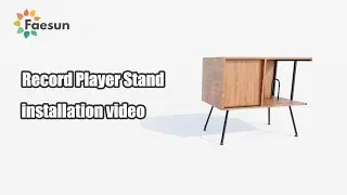 Record Player Stand installation video