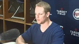 Justin Morneau speaks after rejoining Minnesota Twins
