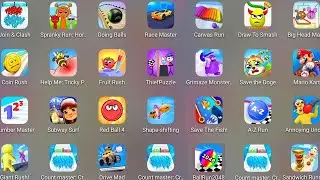 Spranky Survival,Clue Hunter,Pick Me up 3d,Find the alien,Draw Master,Richie Rick,Squid Game,Roblox