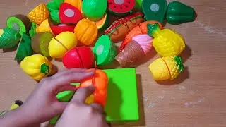 Funny Food Cutting ASMR | Plastic Fruits Cutting | Relaxing | ASMR
