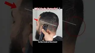 Barber Tutorial: Mid Fade #barbervideo#labarber#haircut#barbertutorial#howtofade#fade#stepbystep